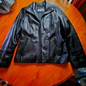 Calvin Klein womens leather jacket size M